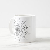Ein einfaches Spinnennetz Kaffeetasse (Vorderseite Links)