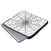 Ein einfaches Spinnennetz Laptopschutzhülle (Vorne Knopf)