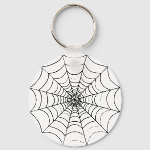 Ein einfaches Spinnennetz Schlüsselanhänger