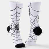 Ein einfaches Spinnennetz Socken (Gewinkelt)