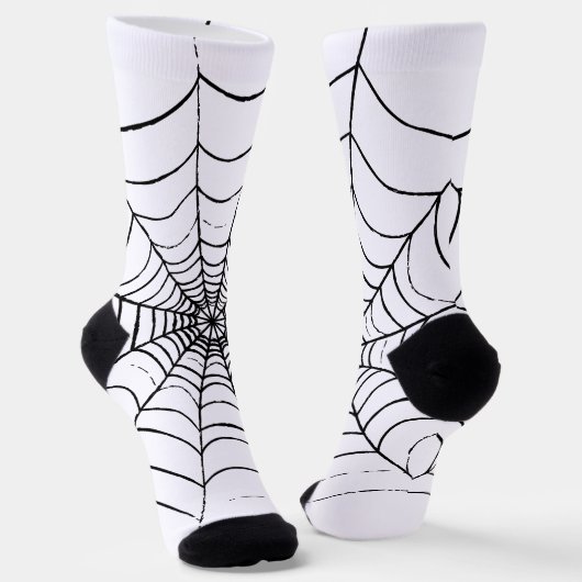 Ein einfaches Spinnennetz Socken (Gewinkelt)