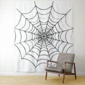 Ein einfaches Spinnennetz Wandteppich (Beispiel)