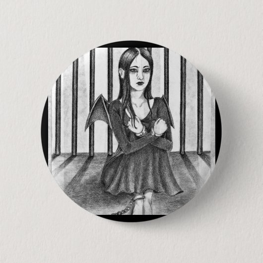 Ein eingesperrter Engel Button (Vorderseite)