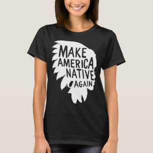 Ein einheimischer Amerikanische Ureinwohner, wenn T-Shirt
