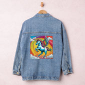 Ein Einhorn mit Regenbogen Jeansjacke (Hangar)