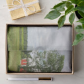 Ein einsamer Baum, der einen schwindelerregenden r Seidenpapier (Geschenk)