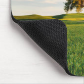 Ein einsamer Baum, umgeben von sanften Hügeln mit Mousepad (Ecke)