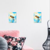 Ein einsamer bunter Vogel Bilderwand Sets (Wohnzimmer)