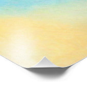 Ein einsamer bunter Vogel Fotodruck (Ecke)