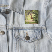 Ein einsamer Hirsch Button (Beispiel)