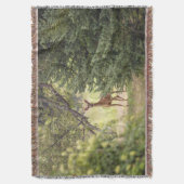 Ein einsamer Hirsch Decke (Vorderseite Vertikal)