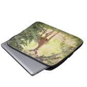 Ein einsamer Hirsch Laptopschutzhülle (Vorne Knopf)