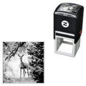 Ein einsamer Hirsch Permastempel (Beispiel)