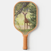 Ein einsamer Hirsch Pickleball Schläger (Rückseite)
