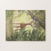 Ein einsamer Hirsch Puzzle (Horizontal)