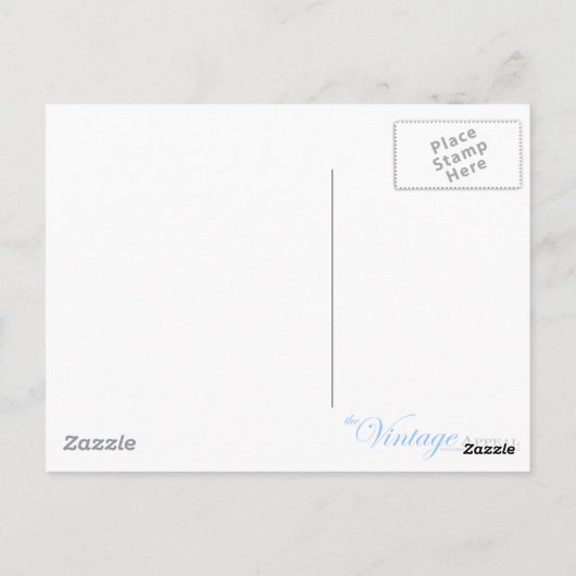 Ein einsamer Junge Postkarte (Rückseite)