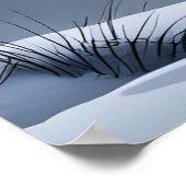 Ein einsamer Wolf auf der Jagd Poster (Ecke)