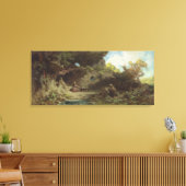 Ein Einsiedler in den Bergen Leinwanddruck (Insitu (Wohnzimmer))