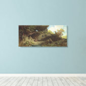 Ein Einsiedler in den Bergen Leinwanddruck (Insitu (Holzboden))