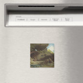 Ein Einsiedler in den Bergen Magnet (In Situ (Geschirrspüler))