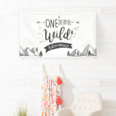 Ein eintöniger Wilder Adventure Birthday Banner Bo (Insitu)