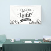 Ein eintöniger Wilder Adventure Birthday Banner Bo (Messeveranstaltung)