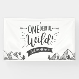 Ein eintöniger Wilder Adventure Birthday Banner Bo