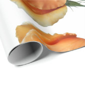 Ein einzelner Rosenschnitt Geschenkpapier (Rolleneckpunkt)