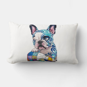Ein einzigartiger französischer Bulldogge Lendenkissen