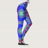 Ein einzigartiger Multicolor "Ratti_Creative_Arts" Leggings (Rechts)