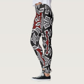 Ein einzigartiger Multicolor "Ratti_creative_Arts" Leggings (Links)