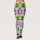 Ein einzigartiger niedlicher Multicolor "Ratti_Cre Leggings (Rückseite)