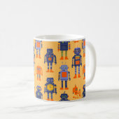 ein einzigartiger und lustiger Roboter. Kaffeetasse (VorderseiteRechts)
