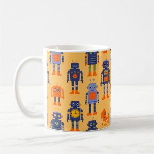 ein einzigartiger und lustiger Roboter. Kaffeetasse