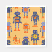 ein einzigartiger und lustiger Roboter. Serviette (Vorderseite)