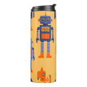 ein einzigartiger und lustiger Roboter. Thermosbecher (Nach links gedreht)