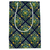 💛 💚 💙 ein einzigartiges Azulejo Masterpiece Mittlere Geschenktüte (Vorderseite)