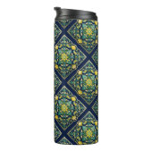 💛💚💙 Ein einzigartiges Azulejo-Meisterwerk Thermosbecher (Nach rechts gedreht)
