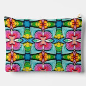 Ein einzigartiges farbenfrohes, trendiges Design-A Zubehörtasche (Rückseite)