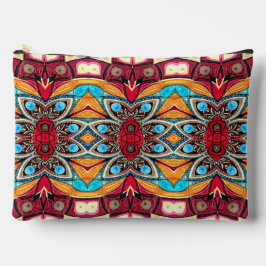 Ein einzigartiges farbenfrohes, trendiges Design Zubehörtasche