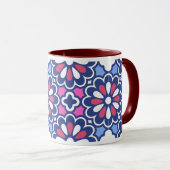 Ein einzigartiges Musterdesign Tasse (VorderseiteRechts)