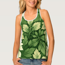 Ein einzigartiges niedliches Muster aus grünem Bla