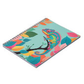 Ein einzigartiges Notebook mit einem lebendigen Ch Notizblock (Linke Seite)