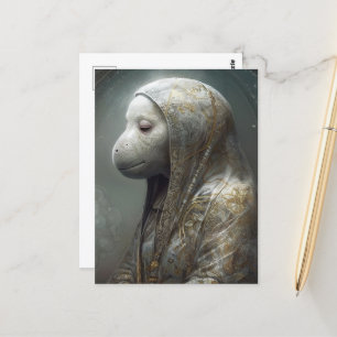 Ein einzigartiges Schloss in Robes Postkarte