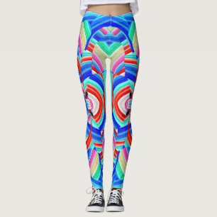 Ein einzigartiges süßes mehrfarbiges "Ratti_Creati Leggings