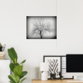 Ein einziger Baum an der ND-Prärie Poster (Heimbüro)