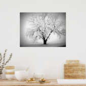 ein einziger Baum auf der ND-Prärie Poster (Küche)