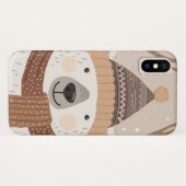 Ein Eisbär in einem Strickhut Case-Mate iPhone Hülle (Rückseite (Horizontal))