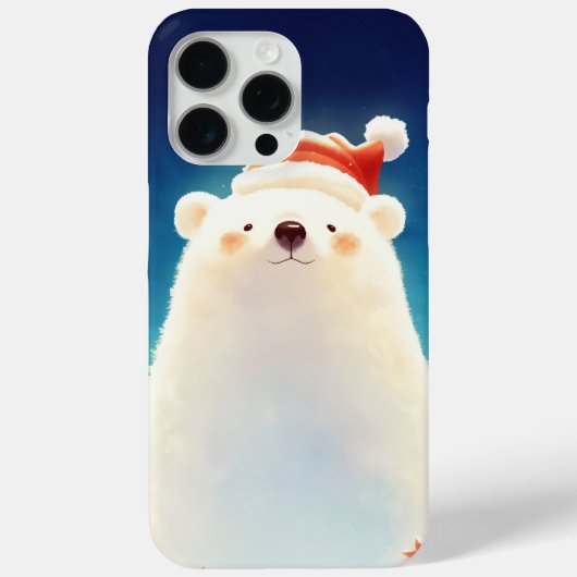 Ein Eisbär, saisonaler Charm Case-Mate iPhone Hülle (Rückseite)
