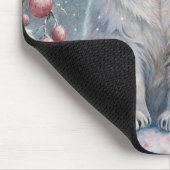 Ein Eisbären im Winter Mousepad (Ecke)
